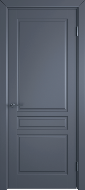 Межкомнатная дверь DL 605  графит, остекленная